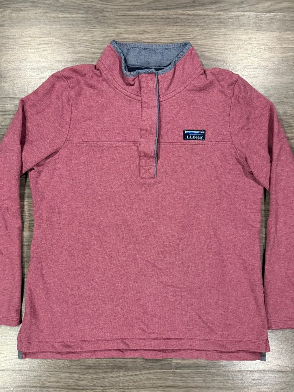 L.L. Bean Women's Soft Cotton Rugby Sweater -  Soft Pink